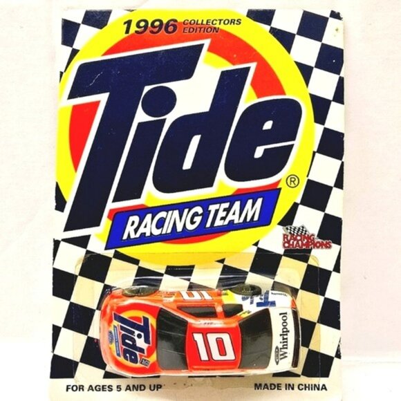 Vintage 1996 Nascar 1:64 Die Cast Racecar Tide Ricky Rudd Car Racing Champions - Picture 1 of 15
